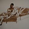 Alan on Couch by Stephen Eckersley