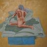 Asian Man Lying From Back by Stephen Eckersley