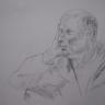 Man Resting on Elbow by Stephen Eckersley