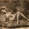 Woman Lying by Stephen Eckersley