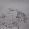 Woman Lying From Head by Stephen Eckersley