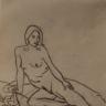 Woman Leaning On One Arm by Stephen Eckersley